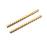 ANSIEDIO Cepillado Oro Tiradores Cocina, Tiradores para Cajones, Armario, Mueble de Cocina, Baño, Dormitorio, 256 mm, 2pcs
