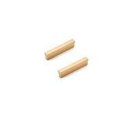 ANSIEDIO Cepillado Oro Tiradores Cocina, Tiradores para Cajones, Armario, Mueble de Cocina, Baño, Dormitorio, 64 mm, 2pcs