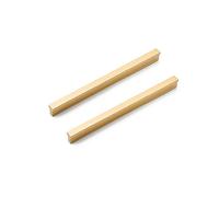ANSIEDIO Cepillado Oro Tiradores Cocina, Tiradores para Cajones, Armario, Mueble de Cocina, Baño, Dormitorio, 160 mm, 2pcs