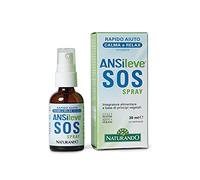 ANSILEVE SOS SPRAY - 30 ml - Complemento alimenticio que favorece la relajación y el bienestar mental en caso de estrés
