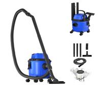 ANSIMIDA 3 in 1 Aspirador en seco y Húmedo, Potencia 1500 W, Función de Soplad, Depósito: 15L, Manguera aspiración 1.5m para Hogar Patio Garaje Taller