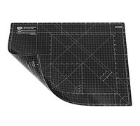 ANSIO Alfombrilla de corte para manualidades, autorreparable, A2, de doble cara, 5 capas, acolchado, costura, álbumes de recortes, tela y manualidades, imperial/métrico, 59 cm x 44 cm, color negro