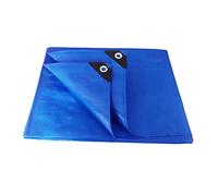 ANSIO Lona Impermeable de 2 x 3 m para Camping, Lona Multiusos con protección UV, Resistente a la Intemperie y a Las heladas, Ojales Reforzados, Color Azul