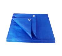 ANSIO Lona Impermeable de 3 x 4 m, Lona Grande para Camping, Multiusos, con protección UV, Resistente a la Intemperie y a Las heladas, Ojales Reforzados, Color Azul