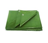 ANSIO Lona Impermeable de 3 x 4 m, Lona Grande para Camping, Multiusos, con protección UV, Resistente a la Intemperie y a Las heladas, Ojales Reforzados, Color Verde