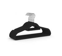 ANSIO Paquete de 10 Perchas de Terciopelo, Antideslizantes, ultradelgadas, con Barra de Corbata y Gancho Giratorio de 360°, Organizador de Almacenamiento de Armario Que Ahorra Espacio para Abrigos