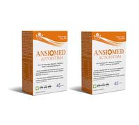 Ansiomed Autoestima 45 Cápsulas - Pack de 2 Unidades - Contribuye al Funcionamiento Normal del Sistema Nervioso- con Ashwagandha, Griffonia, Magnolia, Triptófano, GABA y Vitaminas del Grupo B