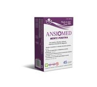 Ansiomed Mente Positiva 45 Comprimidos - Complemento Antiestrés con Azafrán, Rhodiola, Grifonia, Magnesio y Vitaminas - Ayuda a Reducir el Estrés y Mantener el Ánimo Positivo