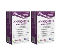 Ansiomed Mente Positiva 45 Comprimidos - Pack de 2 - Ayuda a Mantener un Estado de Ánimo Positivo en Momentos de Estrés - Azafrán, Rhodiola, Grifonia, Magnesio y Vitaminas