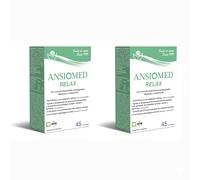 Ansiomed Relax 45 Comprimidos - Pack de 2 Unidades - Ayuda a la Relajación Diaria en Periodos de Estrés - con Lavanda, Ashwagandha, Magnesio y Vitamina B6