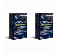 Ansiomed Sueño 30 Comprimidos - Pack de 2 Unidades - Reduce el Tiempo para Dormir, Mejora la Calidad del Sueño y Ayuda a Conciliarlo de Forma Natural - con Valeriana, Amapola, Melatonina y Griffonia
