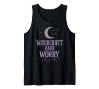 Ansioso Mágico Estética Salud Mental Humor Witchy Camiseta sin Mangas