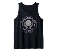 Ansioso Mágico Estética Salud Mental Humor Witchy Camiseta sin Mangas