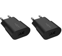 Ansmann 1 Porta USB 1001-0108 - Caricatore USB con controllo intelligente di ricarica per Smartphone, Tablet, GoPro, e-Book, ECC (Paquete de 2)