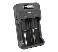 Ansmann 1001 - 0050 - Cargador para 1 - 2 Pilas Recargables Li-Ion (3,6 V/3,7 V) Negro
