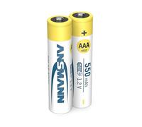 Ansmann 1x2 Maxe Nimh Rechargeable Micro Aaa 550mah Solar One Size