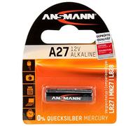 Ansmann 1516-0001 - batería alcalina a27, mn27, v27a - 12v