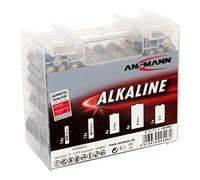 Ansmann 1520-0004 - Caja de 35 Pilas alcalinas Marca con 14 x Micro AAA / 12 x Mignon AA / 4 x Baby C / 4 x Mono D / 1 x E-Block de 9 V