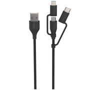 Ansmann 1700-0136 Cable USB A 3-in-1 120cm