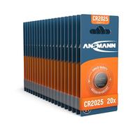 Ansmann 5020142 - 590 - 1 20 x de botón de Litio CR2025/3 V con Larga duración. Plata