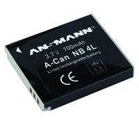 Ansmann 5022263 - A-Can NB 4 Li-Ion, batería 3,7V/700mAh para cámara digital de fotos Canon
