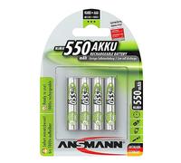 Ansmann Blister 4 X Accu, AAA, 550 mAh AAA / HR03 Níquel-metal hidruro (NiMH)