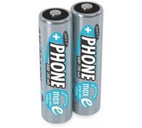 Ansmann 5030802 - MaxE, Potente Pila previamente cargada, Reducida autodescarga (1300mAh, Mignon AA, 2 Unidades)