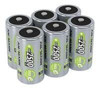 ANSMANN 5030912 maxE 2500 mAh Baby C precargado batería de Muy Poca Descarga 6 Pack