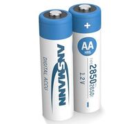Ansmann 5035082 - Mignon Tipo AA 2850mAh Pila Altamente capacitiva Profesional/Multiuso, Foto Digital, 2 Unidades