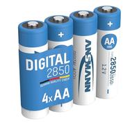 Ansmann 5035092 - Mignon Tipo AA 2850mAh Pila Altamente capacitiva Profesional/Multiuso, Foto Digital, 4 Unidades