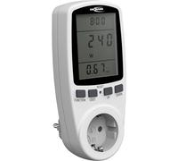 ANSMANN APM 2 - Medidor digital de consumo de energía (3680 W, incluye función de memoria y protección táctil integrada, ahorro de energía