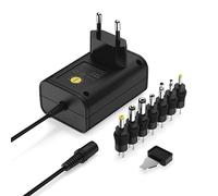 ANSMANN APS 1000 Alimentatore 12 V - Spina di alimentazione Fino a MAX. 1000 mA (con 7 adattatori universali) Adattatore di alimentazione per l'alimentazione di molti piccoli dispositivi elettrici