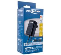 Ansmann APS 1000 Universal Fuente de Alimentación 3-12 Voltios