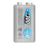 ANSMANN Batería Recargable NiMH 9V PP3, 300mAh, Pack Individual