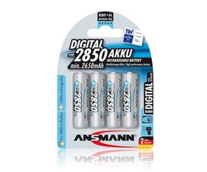 Ansmann Batería recargable NiMH Mignon AA 2850mAh 4er