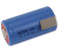 Ansmann, batteria Ni-MH LSD, Testa piatta