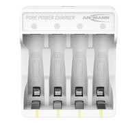 ANSMANN Cargador de Litio Pure Power Módulo de Carga, Especialmente desarrollado para Las baterías ANSMANN Pure Power de Iones de Litio de 1,5 V, Incluye Cable de Carga USB-C e indicador LED