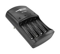 ANSMANN Cargador de níquel y zinc / cargador inteligente para 1-4 pilas recargables AAV / NiZn de tamaño AA de 1.5V: reemplaza las baterías desechables con baterías recargables debido a la misma tensión