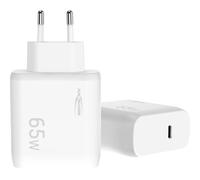 ANSMANN Cargador USB C - PD 65 W Cargador rápido de Pared con protección Multisafe - Universal Compatible con iPhone Samsung Laptop y más