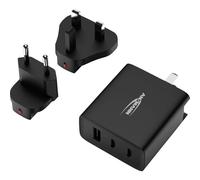 Ansmann Cargador USB de viaje TC315 / 3 A / 15,5 W / 3 puertos USB cargador 15,5 W USB-A hembra Smart IC negro I