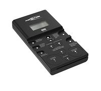 ANSMANN Comprobador de batería para pilas de botón, pilas de litio, digital, medidor universal