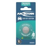 ANSMANN CR2025 - Pila de botón de litio para llave de coche, larga vida útil, batería de repuesto de alto rendimiento, calidad premium
