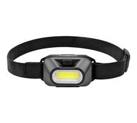 ANSMANN HD120B - Linterna LED para cabeza (125 lúmenes, ideal para ciclismo, correr, pesca, caza, escalada, taller)