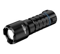 ANSMANN Linterna de supervivencia de 450 lúmenes, lámpara LED para exteriores, senderismo, camping, emergencia, recargable mediante cable USB C, compacta, muy brillante y extremadamente larga duración