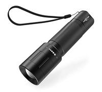 Ansmann linterna m1500 F - 1500 lúmenes CREE LED, 240 m alcance, zoom óptico, IP54, protección polvo/salpicaduras, 3 funciones, incluye bombilla, 6 x AA pilas y correa de mano