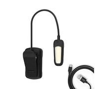 Ansmann Luz LED de clip con cuello ajustable, 9 LED, recargable por USB tipo C