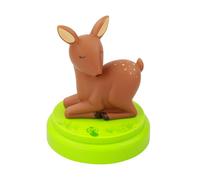 ANSMANN Luz nocturna LED con forma de ciervo - Lámpara de noche transportable para bebés y niños (unisex) - Con interruptor táctil y temporizador