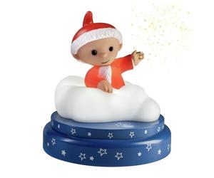 Ansmann Luz nocturna LED Sandmann, lámpara de noche para niños, apagado automático, luz blanca cálida, función táctil, funciona con pilas, luz de lactancia