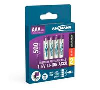 Ansmann Micro AAA 500 Typ USB-C 4er Blister (400mA