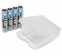 Ansmann Micro-AKKUS 4ER + Box, Baterías Recargables